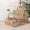 Baxton Studio Genera Modern Bohemian Natural Rattan Lounge Chair 217-12709-ZORO - alternate 1